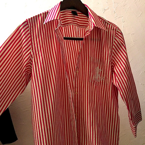 New Ralph Lauren Pink Summer Dress Shirt - Picture 4 of 10